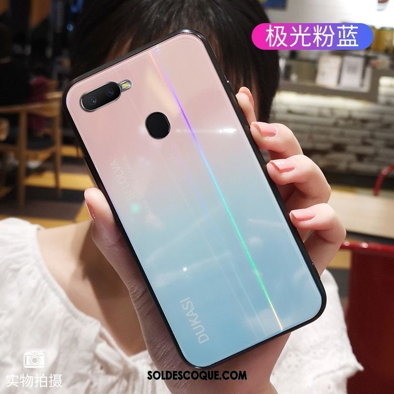 Coque Oppo F9 Étui Personnalité Téléphone Portable Dégradé Incassable Housse Pas Cher