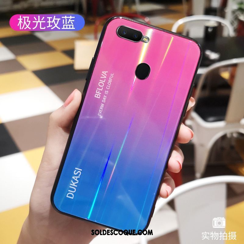 Coque Oppo F9 Étui Personnalité Téléphone Portable Dégradé Incassable Housse Pas Cher