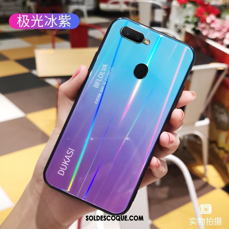 Coque Oppo F9 Étui Personnalité Téléphone Portable Dégradé Incassable Housse Pas Cher