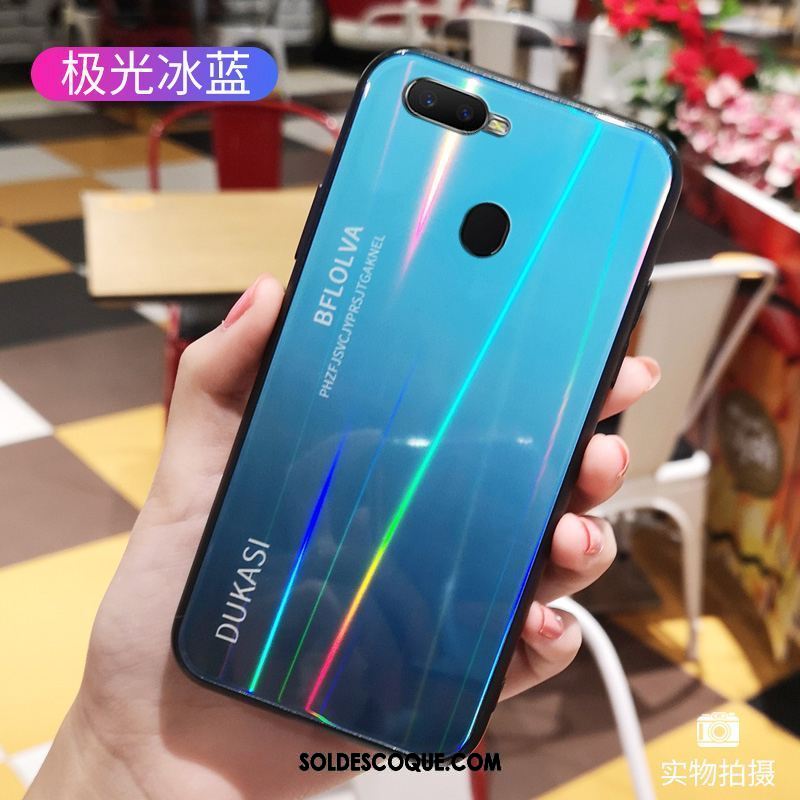 Coque Oppo F9 Étui Personnalité Téléphone Portable Dégradé Incassable Housse Pas Cher