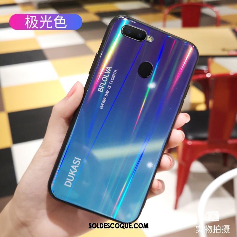 Coque Oppo F9 Étui Personnalité Téléphone Portable Dégradé Incassable Housse Pas Cher