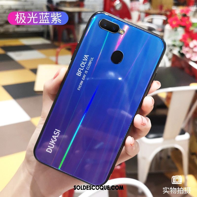 Coque Oppo F9 Étui Personnalité Téléphone Portable Dégradé Incassable Housse Pas Cher