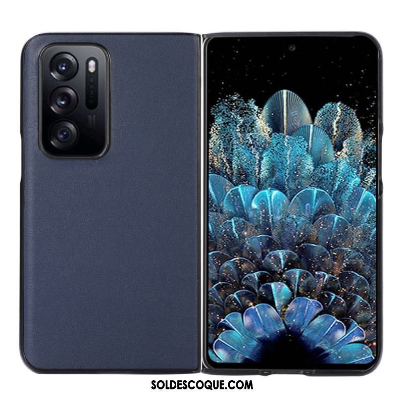 Coque Oppo Find N Véritable cuir