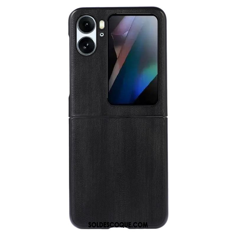 Coque Oppo Find N2 Flip Effet Cuir