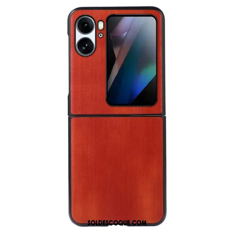 Coque Oppo Find N2 Flip Effet Cuir