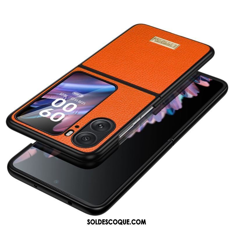 Coque Oppo Find N2 Flip Simili Cuir