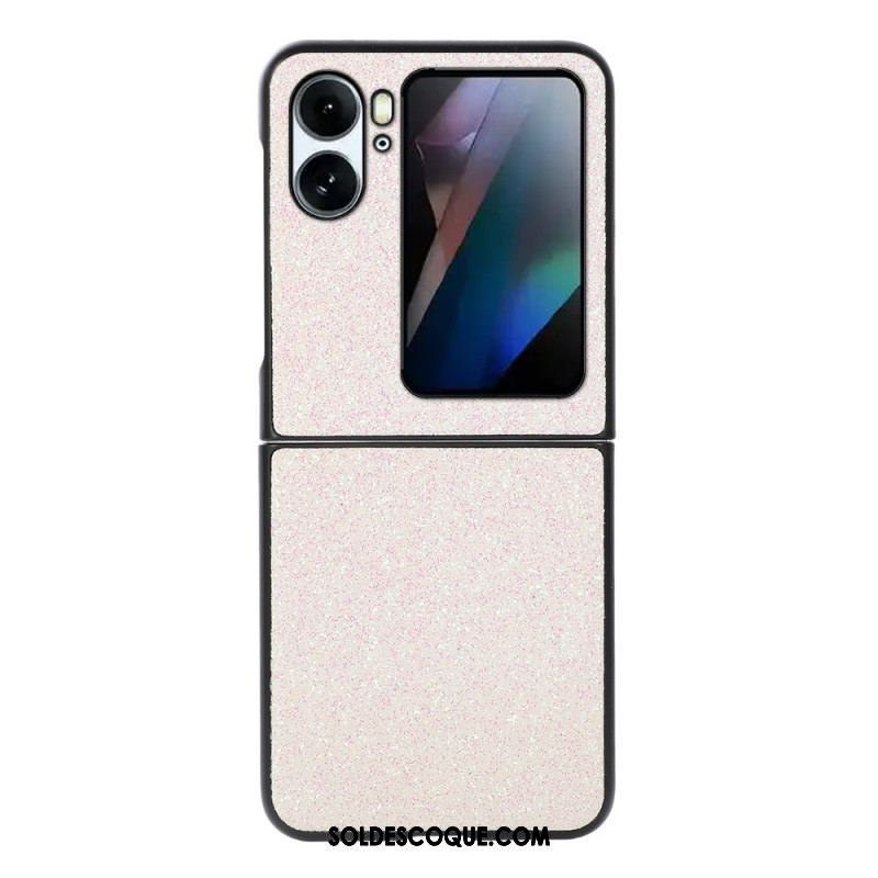 Coque Oppo Find N2 Flip Simili Cuir Paillettes