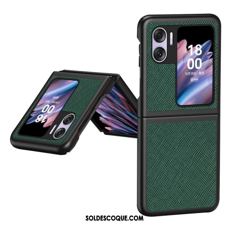 Coque Oppo Find N2 Flip Style Cuir Texturé