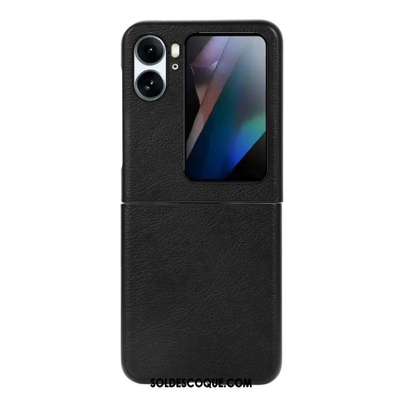 Coque Oppo Find N2 Flip Texture Cuir