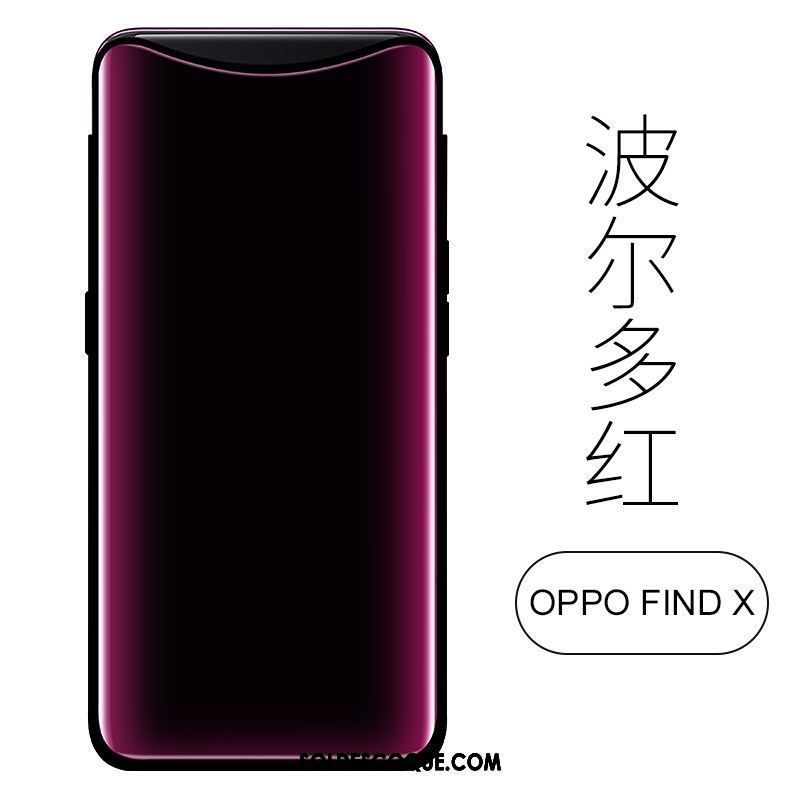 Coque Oppo Find X Bleu Tout Compris Personnalité Étui Téléphone Portable Pas Cher