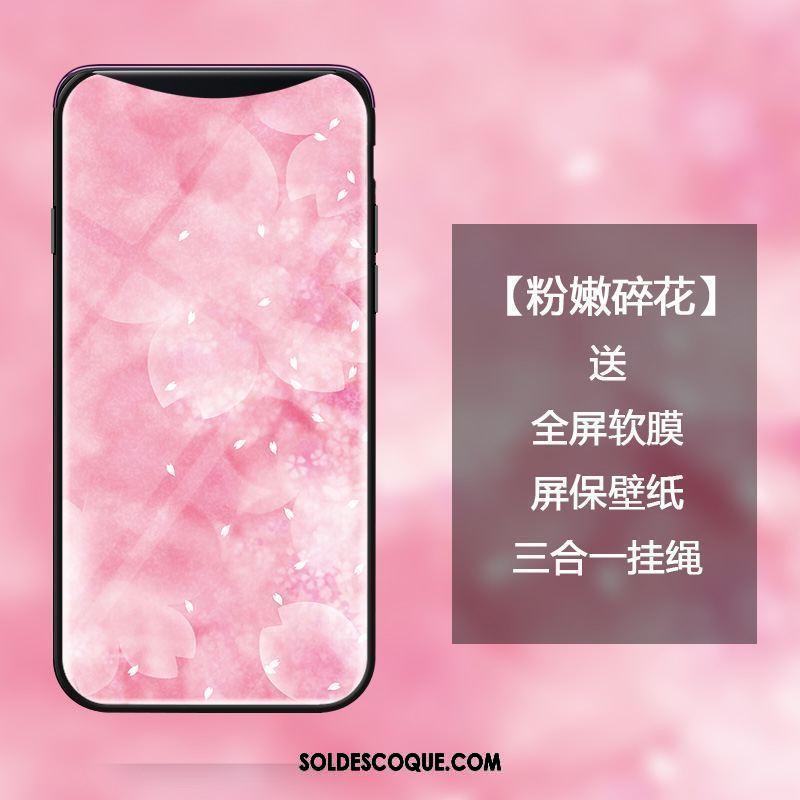 Coque Oppo Find X Incassable Protection Net Rouge Frais Mode Soldes