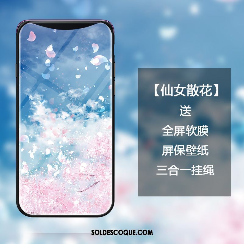 Coque Oppo Find X Incassable Protection Net Rouge Frais Mode Soldes