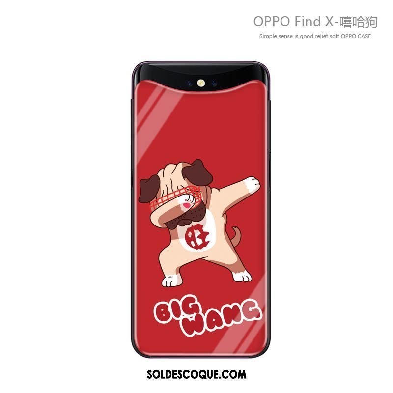 Coque Oppo Find X Incassable Téléphone Portable Étui Verre Silicone Pas Cher