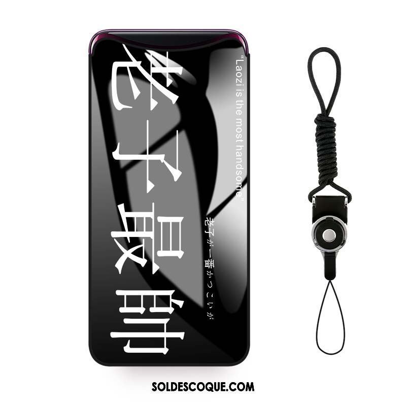 Coque Oppo Find X Miroir Verre Trempé Protection Téléphone Portable Ornements Suspendus Soldes