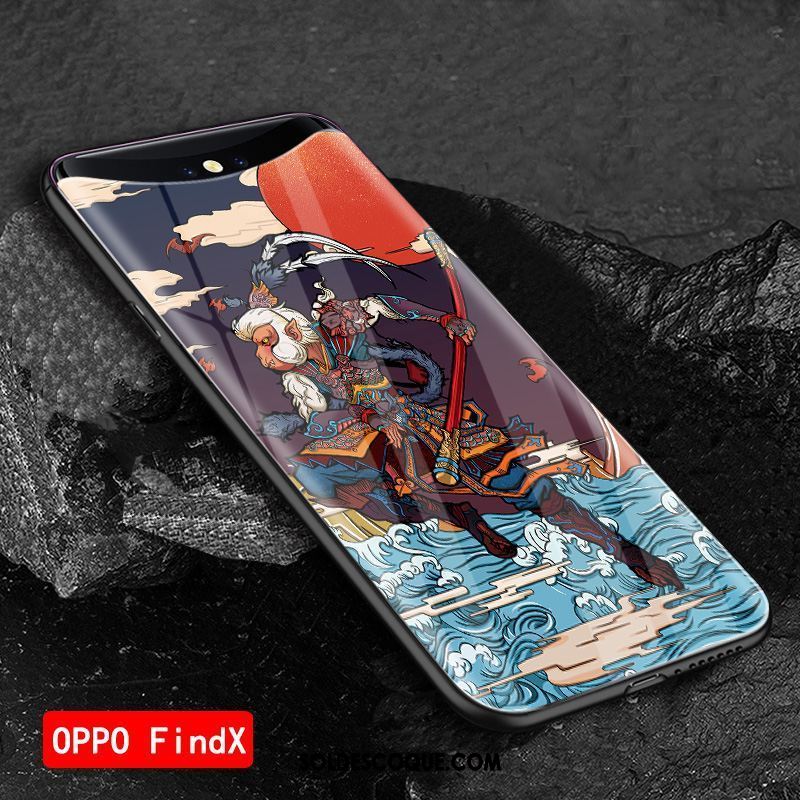 Coque Oppo Find X Net Rouge Personnalisé Étui Protection Vert Housse Soldes