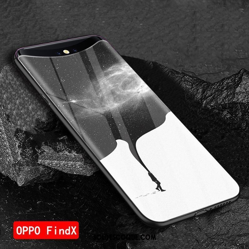 Coque Oppo Find X Net Rouge Personnalisé Étui Protection Vert Housse Soldes