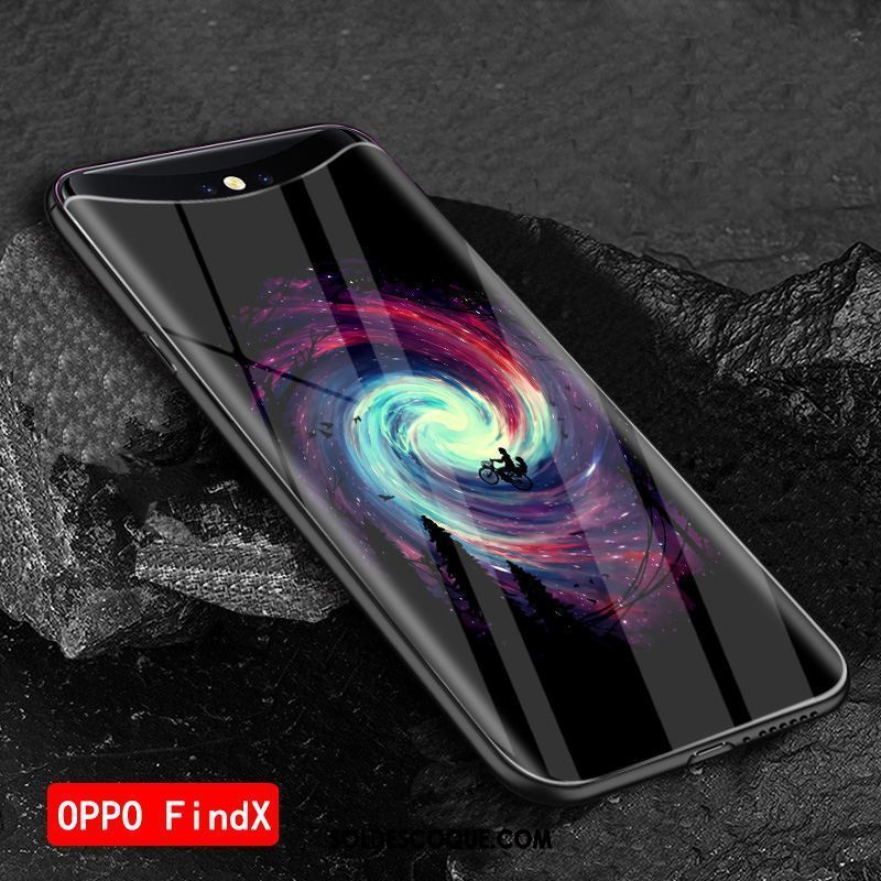 Coque Oppo Find X Net Rouge Personnalisé Étui Protection Vert Housse Soldes