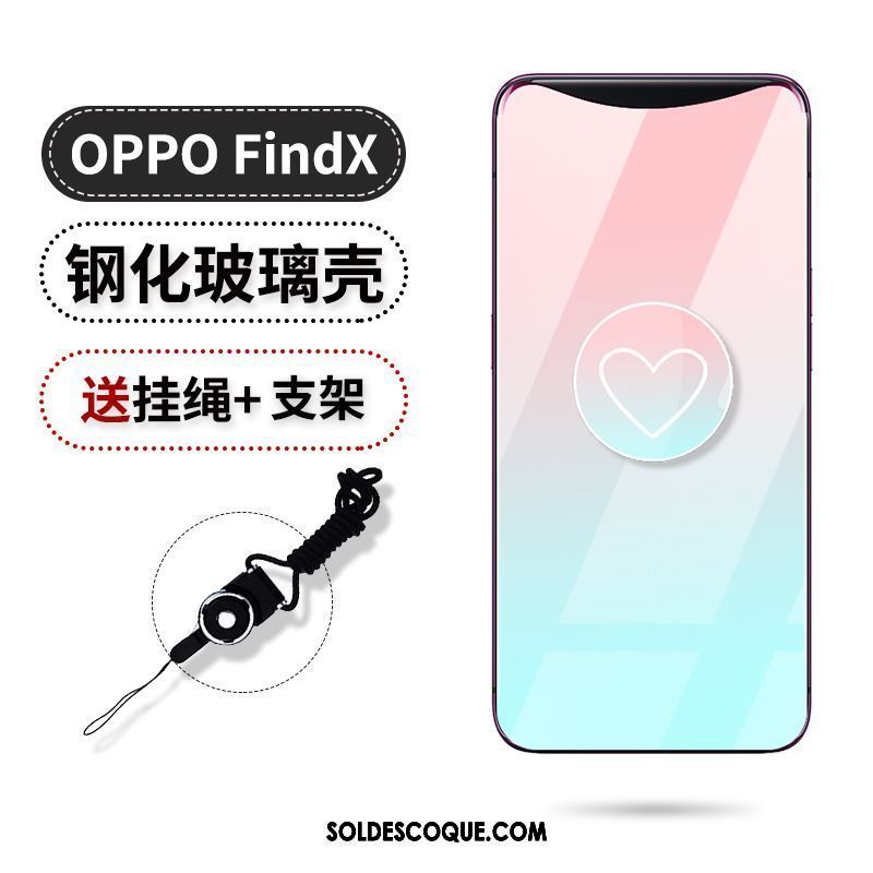 Coque Oppo Find X Silicone Violet Téléphone Portable Étui Tendance Pas Cher