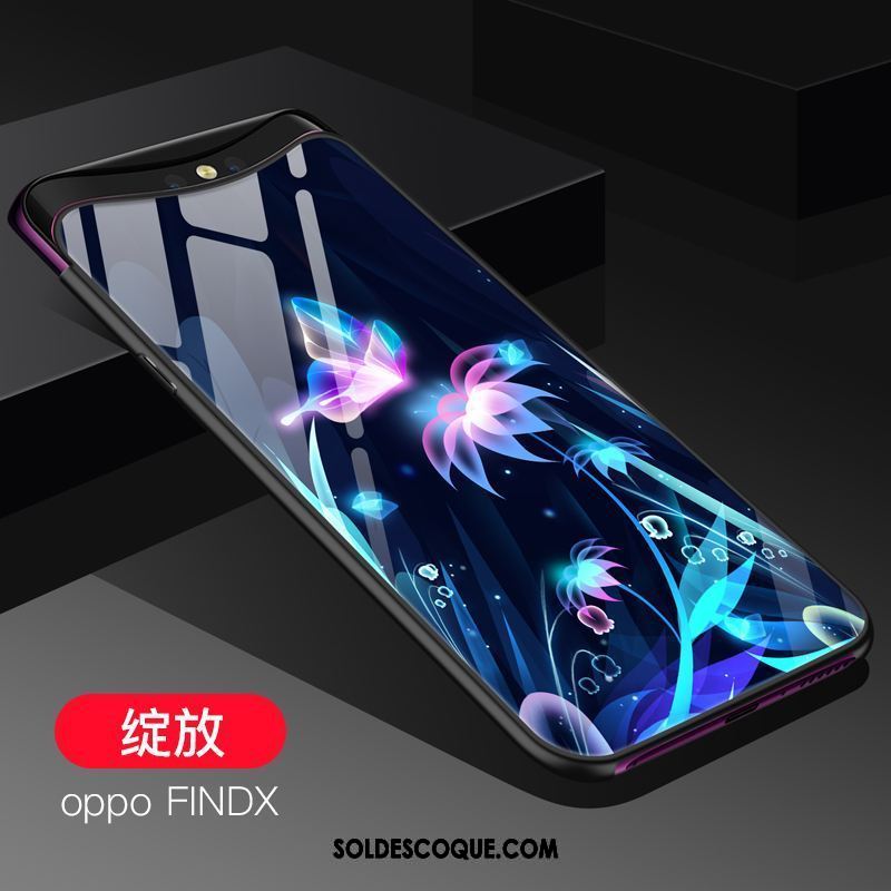 Coque Oppo Find X Verre Fluide Doux Étui Silicone Protection En Vente