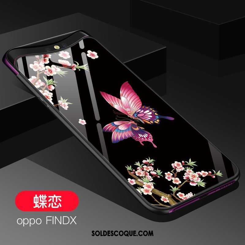 Coque Oppo Find X Verre Fluide Doux Étui Silicone Protection En Vente