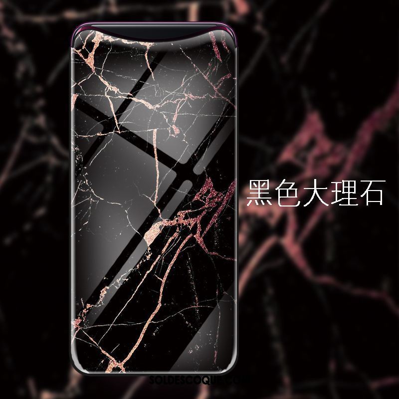 Coque Oppo Find X Verre Trempé Miroir Personnalité Étui Mode En Vente