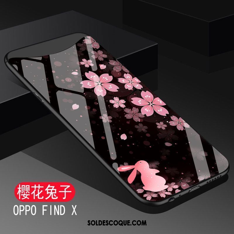 Coque Oppo Find X Étui Noir Silicone Protection Verre En Ligne