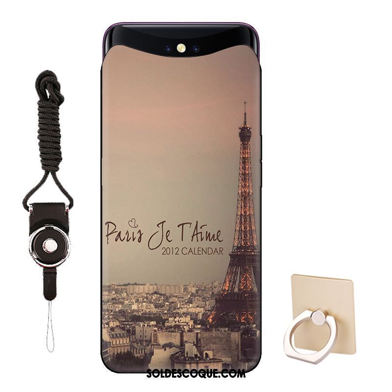 Coque Oppo Find X Étui Peinture Protection Téléphone Portable Mode France