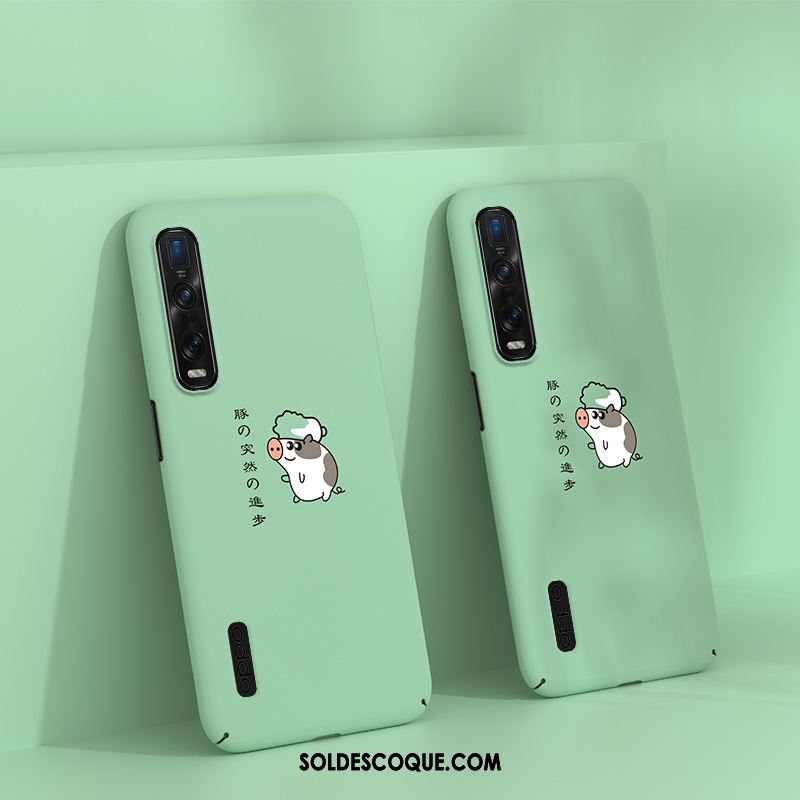 Coque Oppo Find X2 Pro Créatif Personnalité Net Rouge Bleu Très Mince Pas Cher