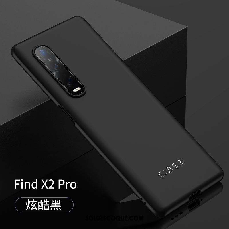 Coque Oppo Find X2 Pro Incassable Légère Étui Bleu Délavé En Daim Housse En Vente