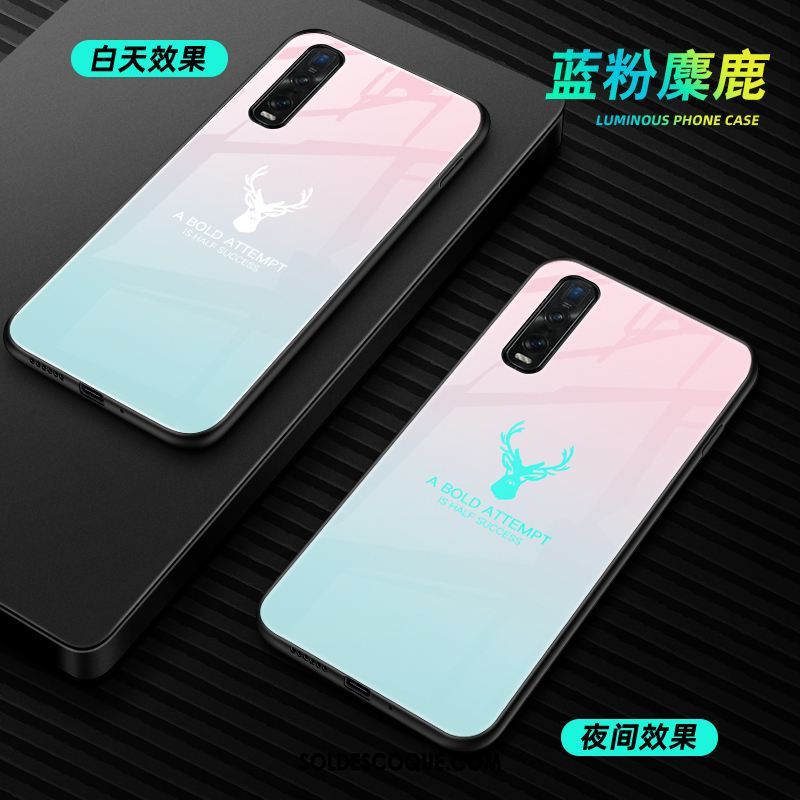 Coque Oppo Find X2 Pro Lumineuses Tout Compris Marque De Tendance Incassable Créatif Housse En Vente