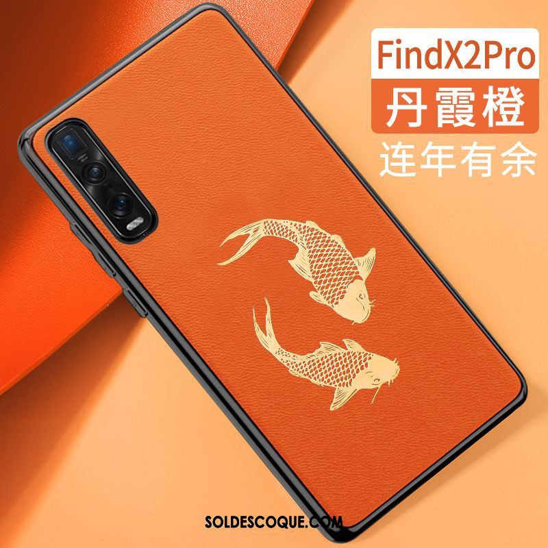 Coque Oppo Find X2 Pro Protection Tendance Incassable Marque De Tendance Vert Pas Cher