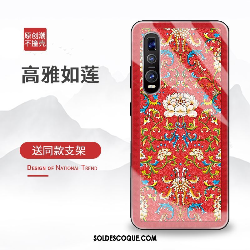 Coque Oppo Find X2 Pro Protection Téléphone Portable Rouge Étui Tout Compris France