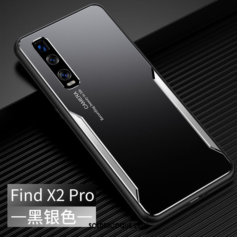 Coque Oppo Find X2 Pro Silicone Téléphone Portable Délavé En Daim Marque De Tendance Protection Soldes