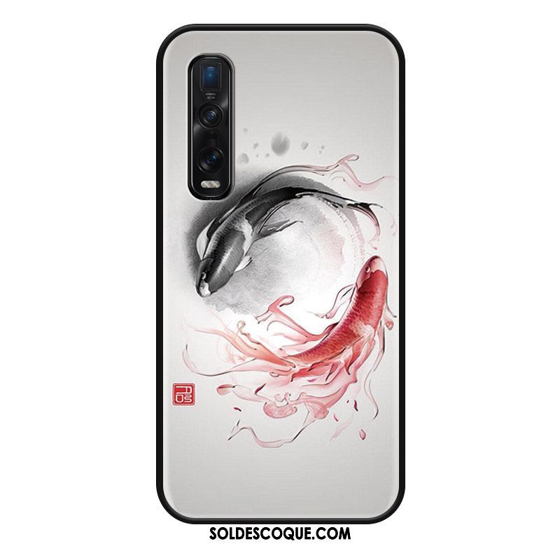 Coque Oppo Find X2 Pro Style Chinois Protection Tout Compris Vintage Téléphone Portable Pas Cher