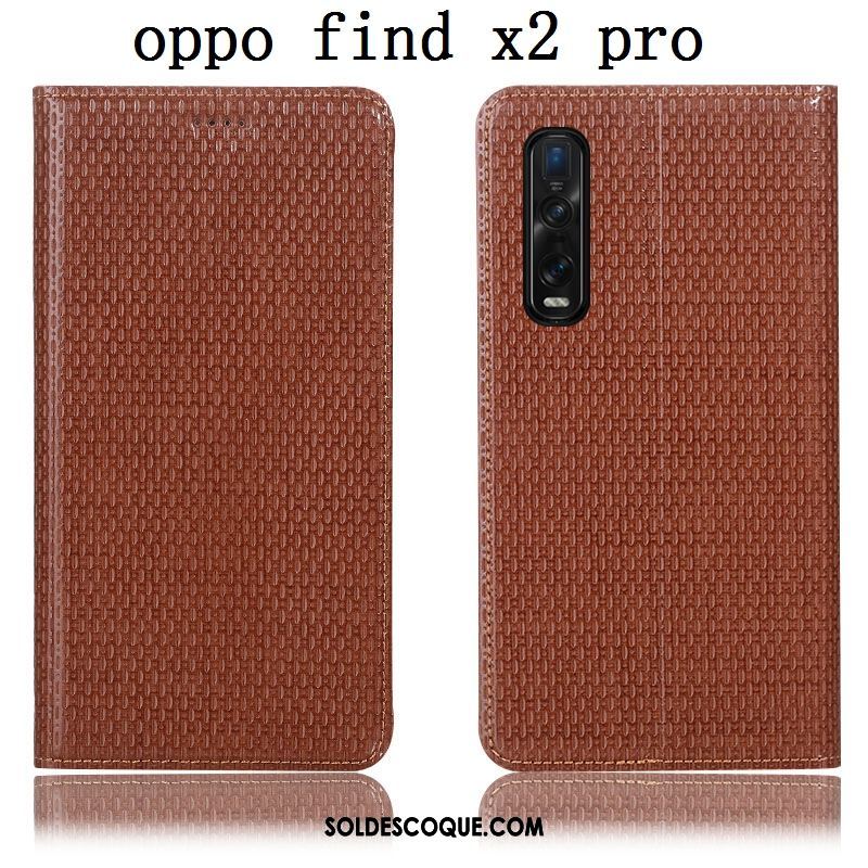 Coque Oppo Find X2 Pro Étui En Cuir Téléphone Portable Modèle Fleurie Protection En Vente