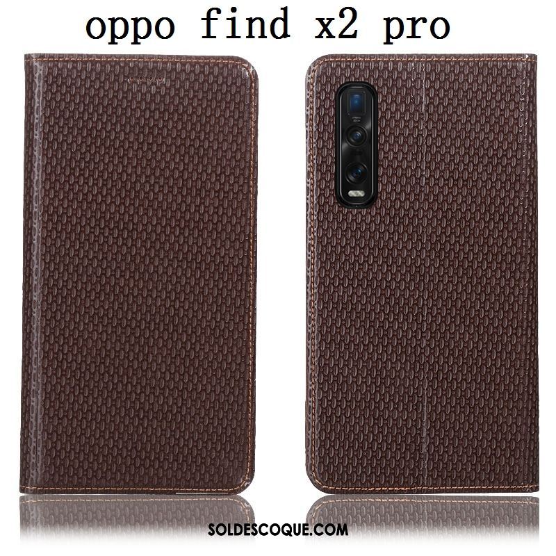 Coque Oppo Find X2 Pro Étui En Cuir Téléphone Portable Modèle Fleurie Protection En Vente