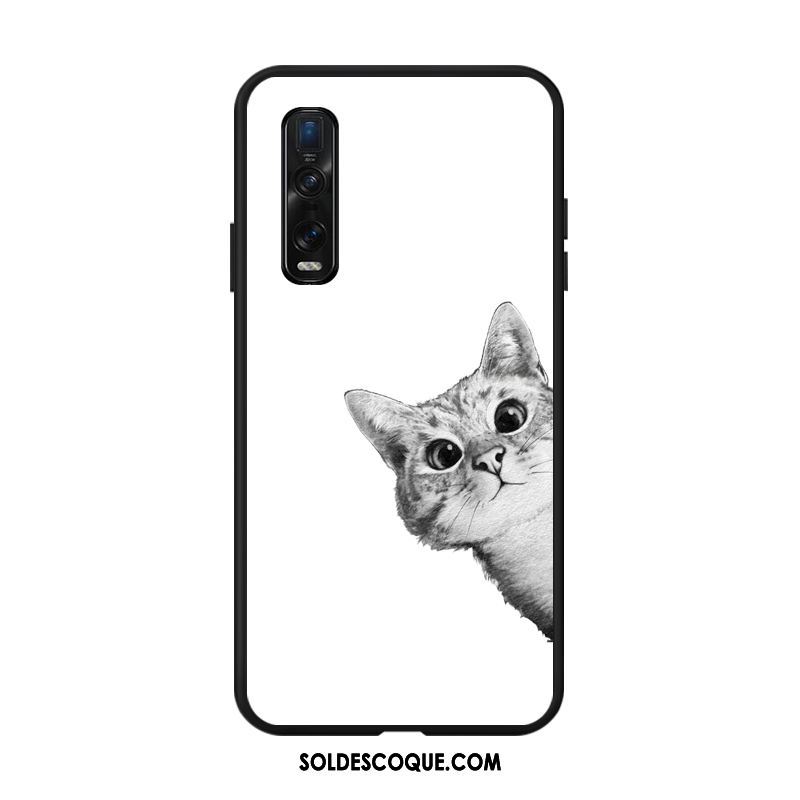 Coque Oppo Find X2 Pro Étui Protection Silicone Incassable Délavé En Daim Housse En Ligne