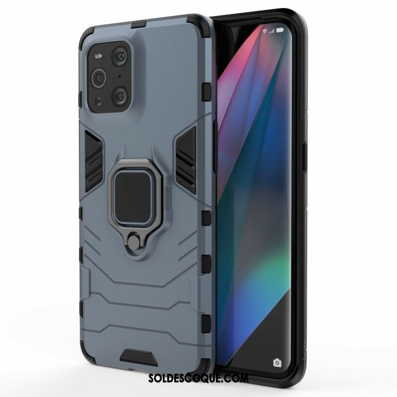 Coque Oppo Find X3 / X3 Pro Ring Résistante