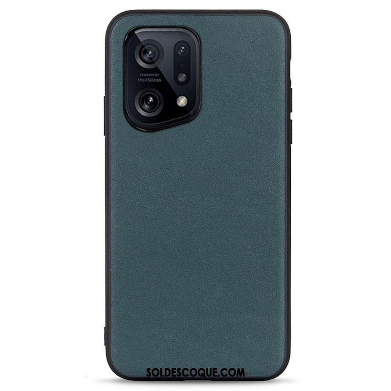 Coque Oppo Find X5 Cuir