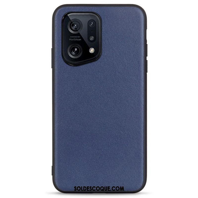 Coque Oppo Find X5 Cuir