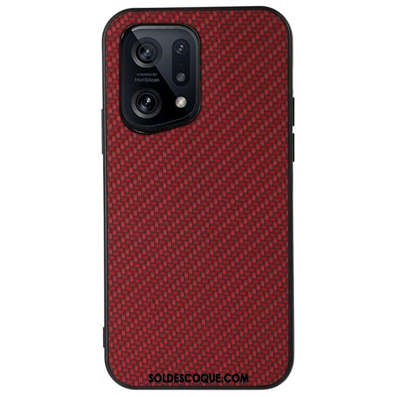 Coque Oppo Find X5 Fibre Carbone