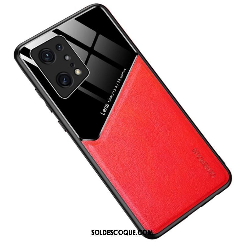 Coque Oppo Find X5 Pro Simili Cuir Haut de Gamme