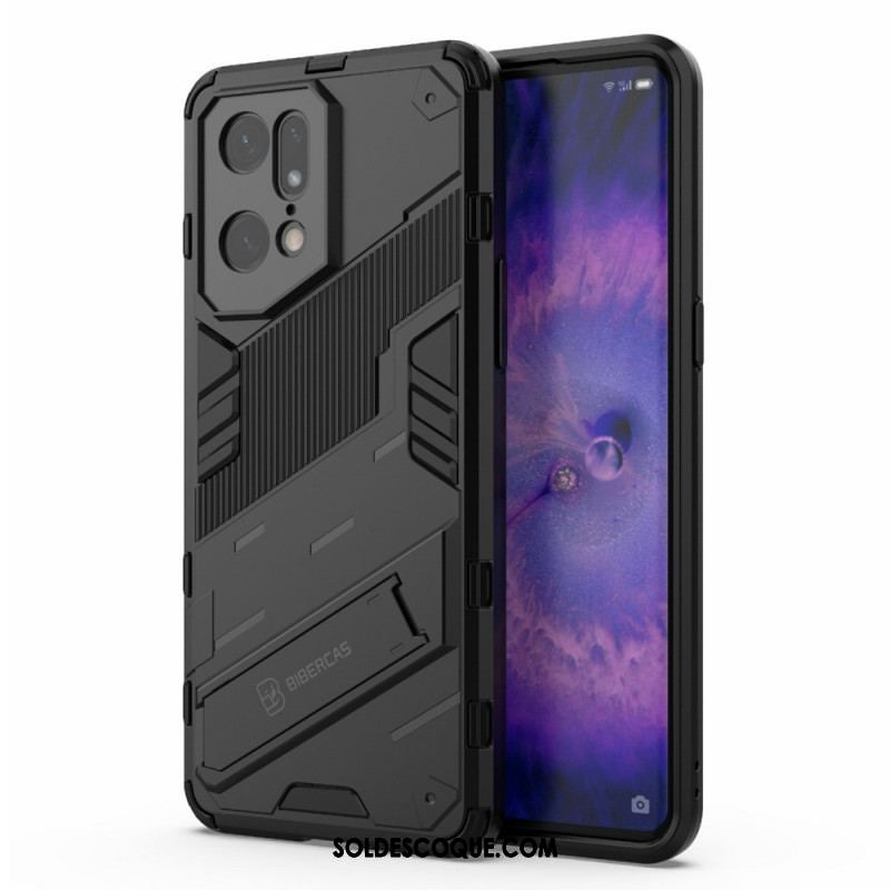 Coque Oppo Find X5 Pro Support Amovible Deux Positions Mains Libres