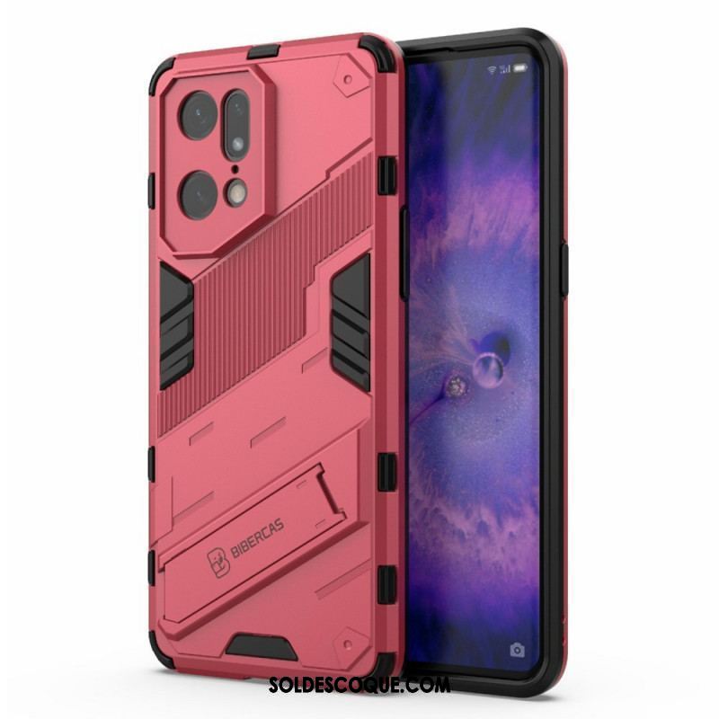 Coque Oppo Find X5 Pro Support Amovible Deux Positions Mains Libres