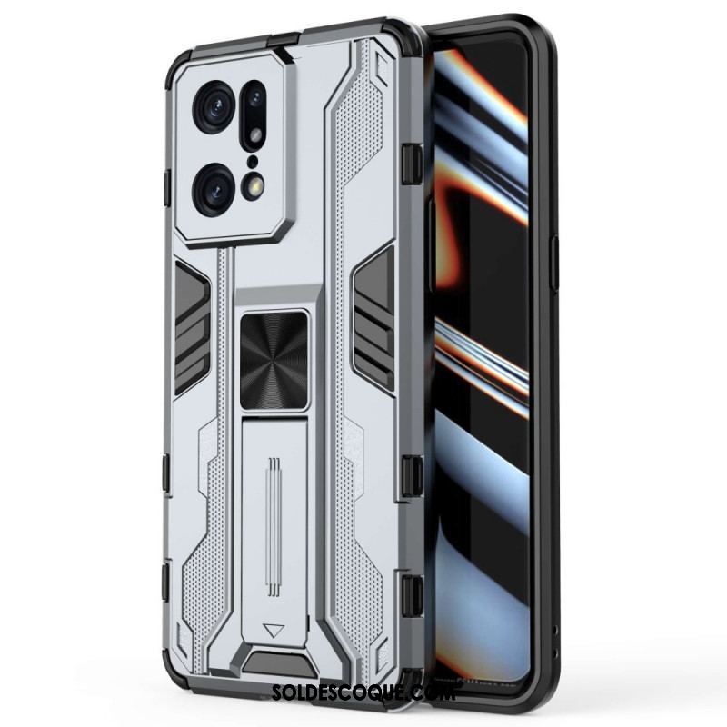 Coque Oppo Find X5 Pro Support Amovible Vertical et Horizontal