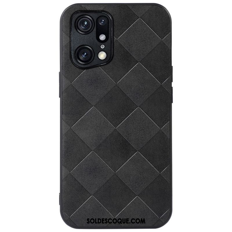 Coque Oppo Find X5 Pro Texture Tissée