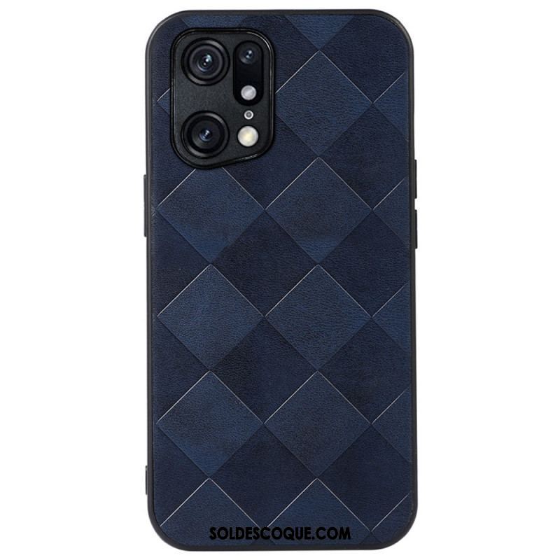 Coque Oppo Find X5 Pro Texture Tissée