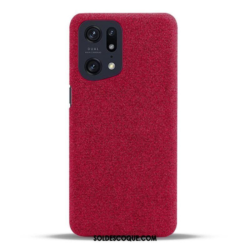 Coque Oppo Find X5 Pro Tissu