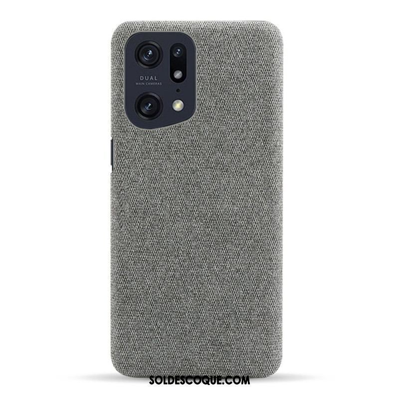 Coque Oppo Find X5 Pro Tissu