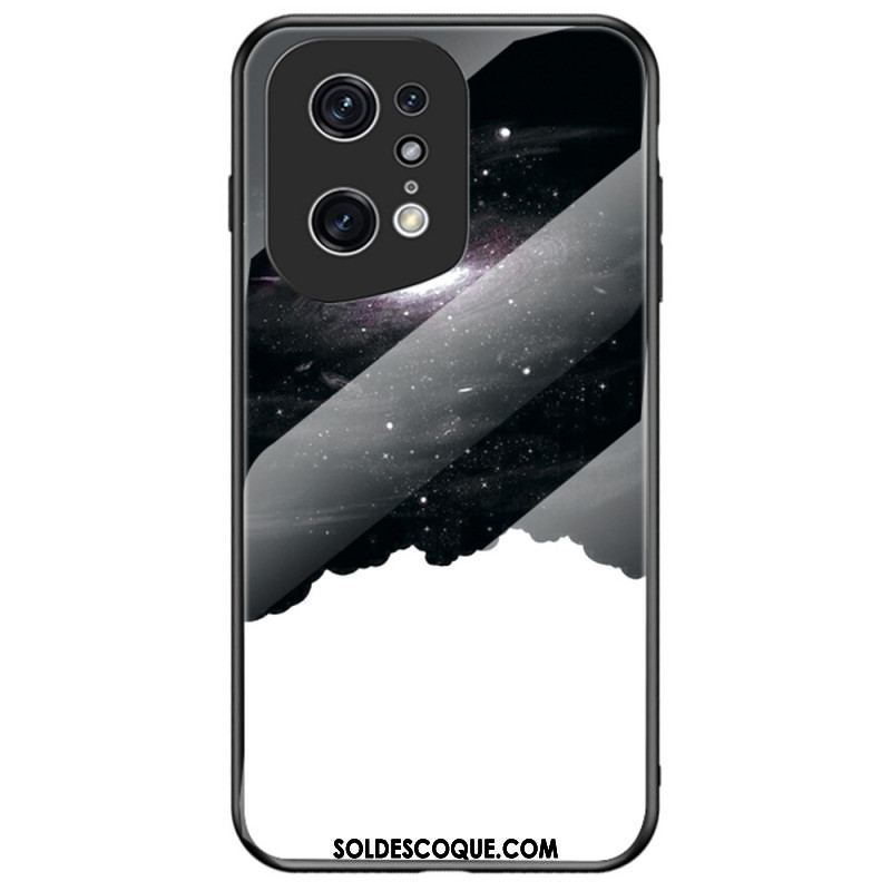 Coque Oppo Find X5 Pro Verre Trempé Marbre